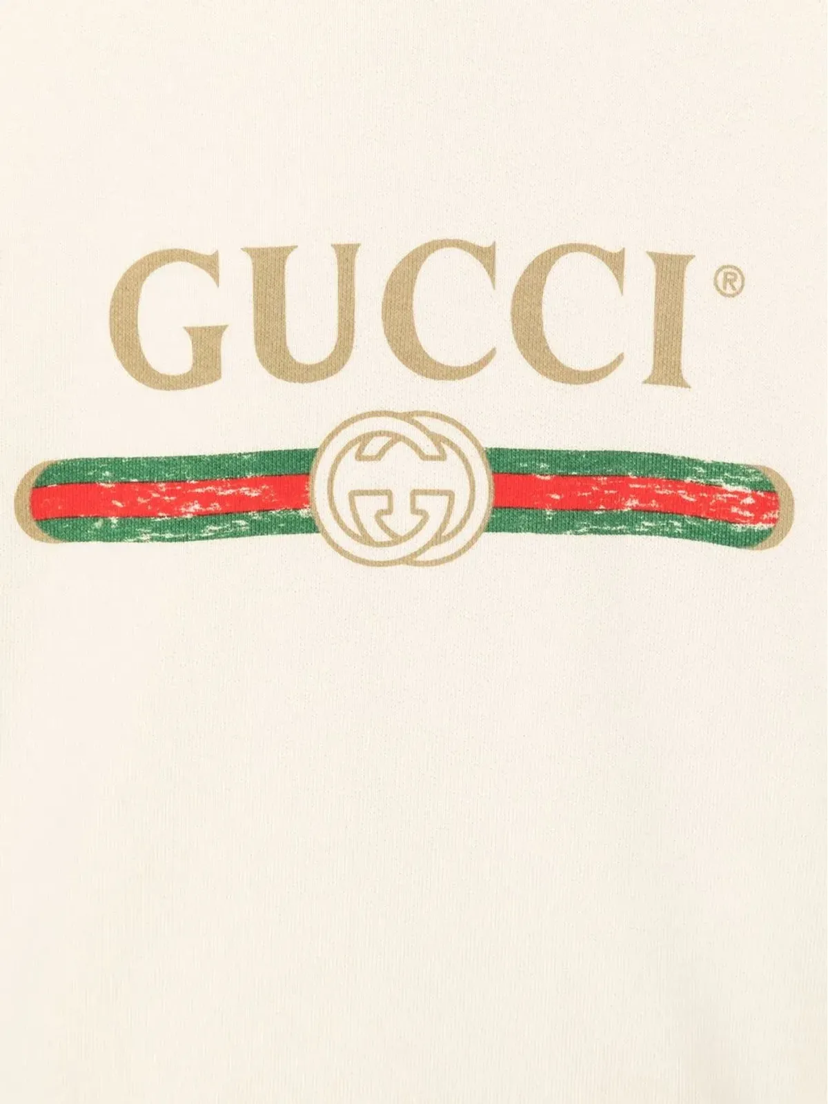 Gucci Kids ロゴプリントフード付きスウェット - 画像3