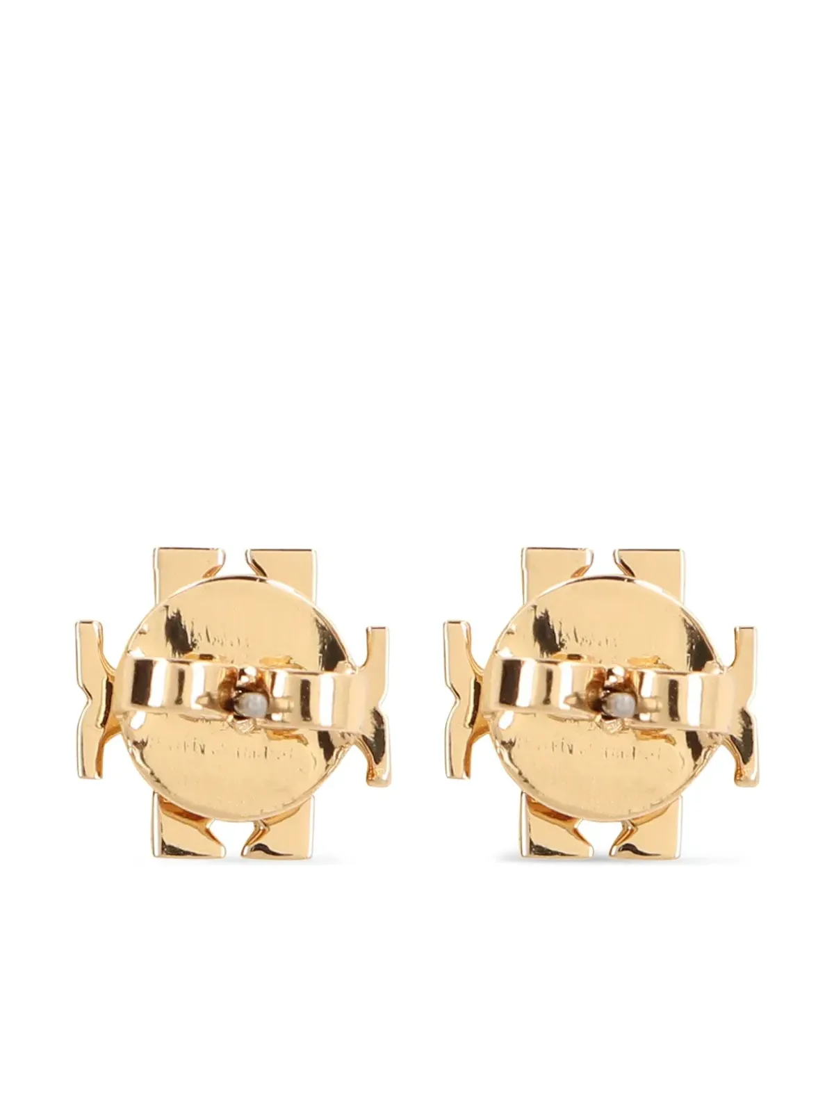 Tory Burch ミラー ロゴ スタッド ピアス - 画像2