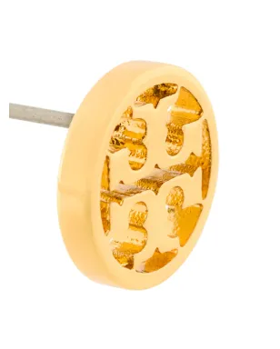 Tory Burch ミラー ロゴ スタッド ピアス - サムネイル3