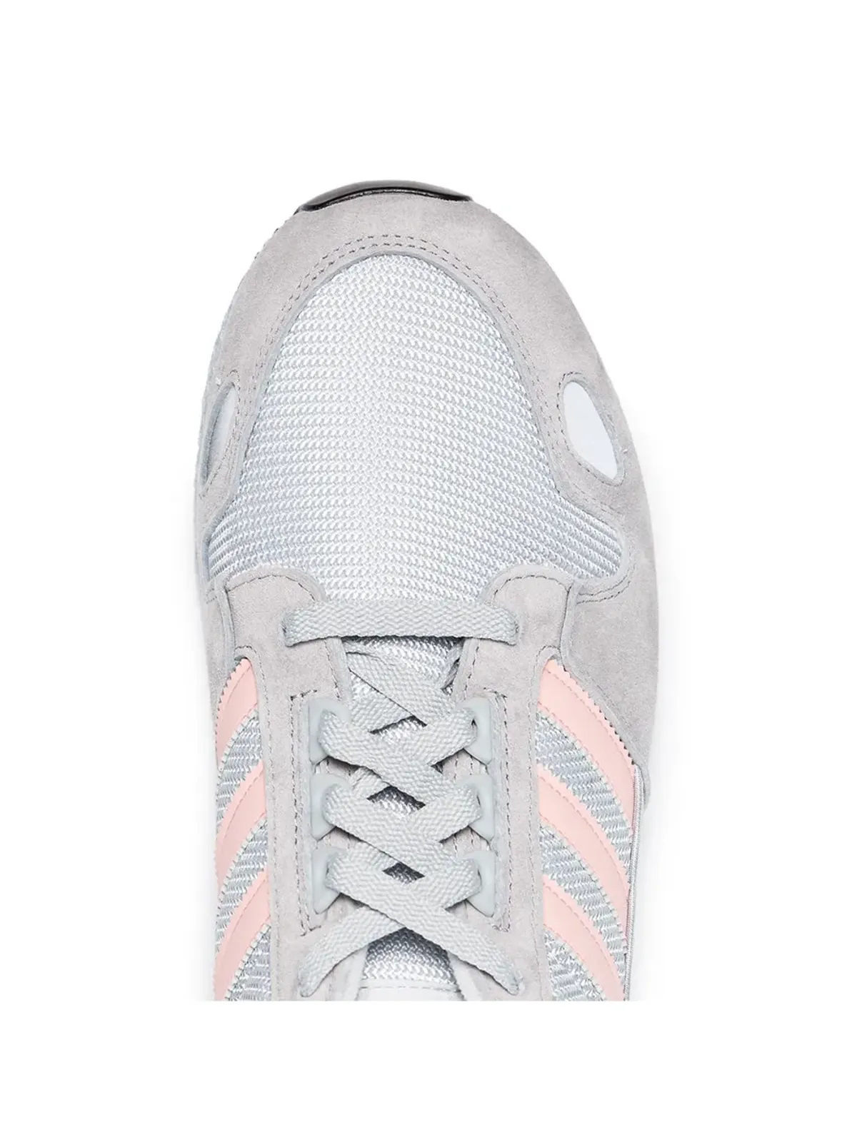 adidas グレーとピンクの ZX 452 SPZL スエードスニーカー - 画像4