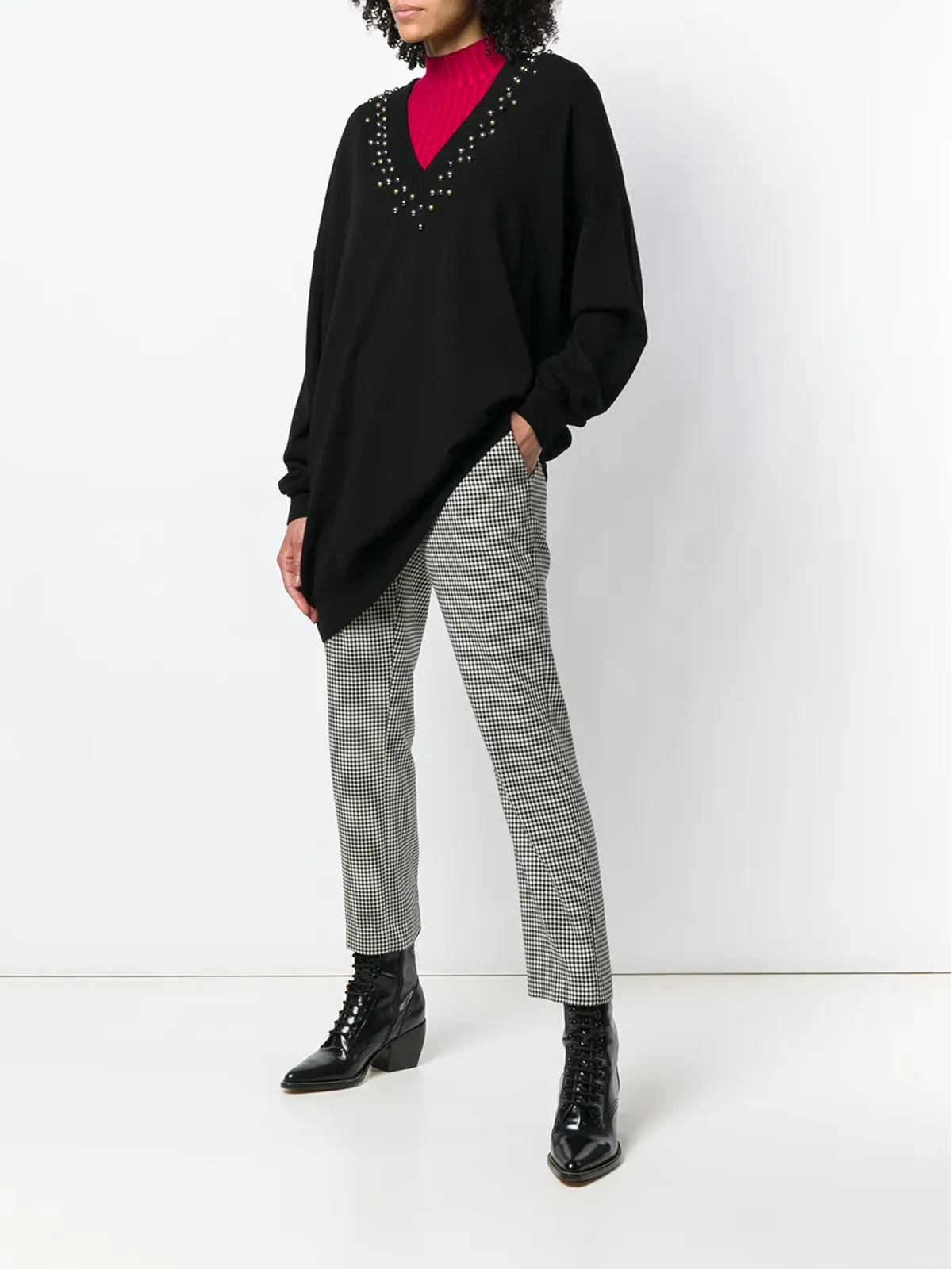Givenchy 装飾入り長袖セーター - 画像2