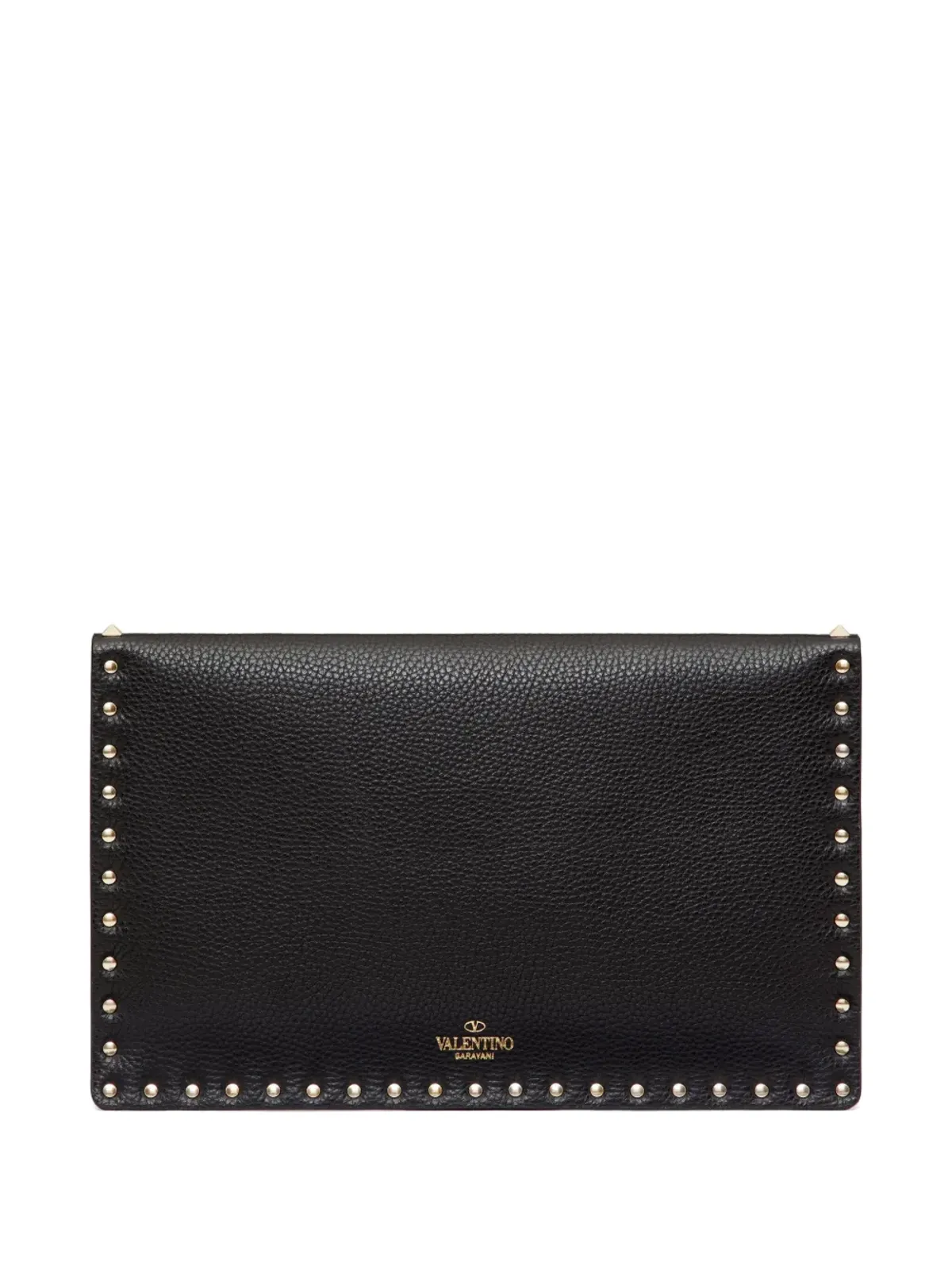Valentino Garavani ロックスタッド エンベロープクラッチバッグ - 画像2