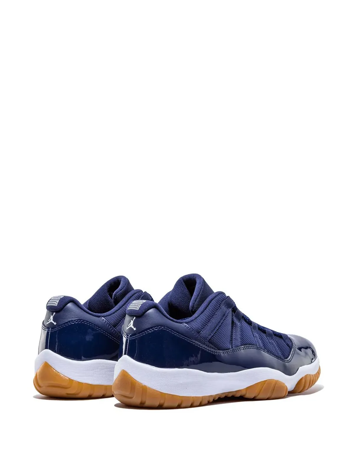 Jordan エアジョーダン 11 レトロ ロー ネイビー/ガム スニーカー - 画像3