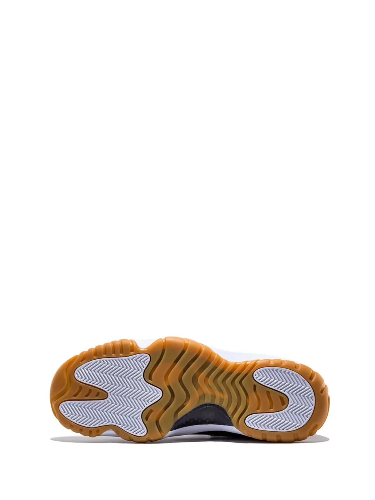 Jordan エアジョーダン 11 レトロ ロー ネイビー/ガム スニーカー - 画像4