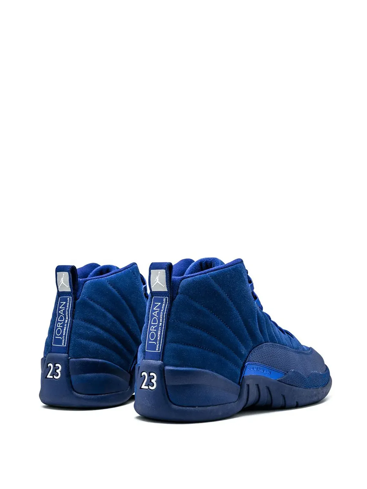 Jordan エアジョーダン 12 レトロ ディープロイヤルスエード スニーカー - 画像3