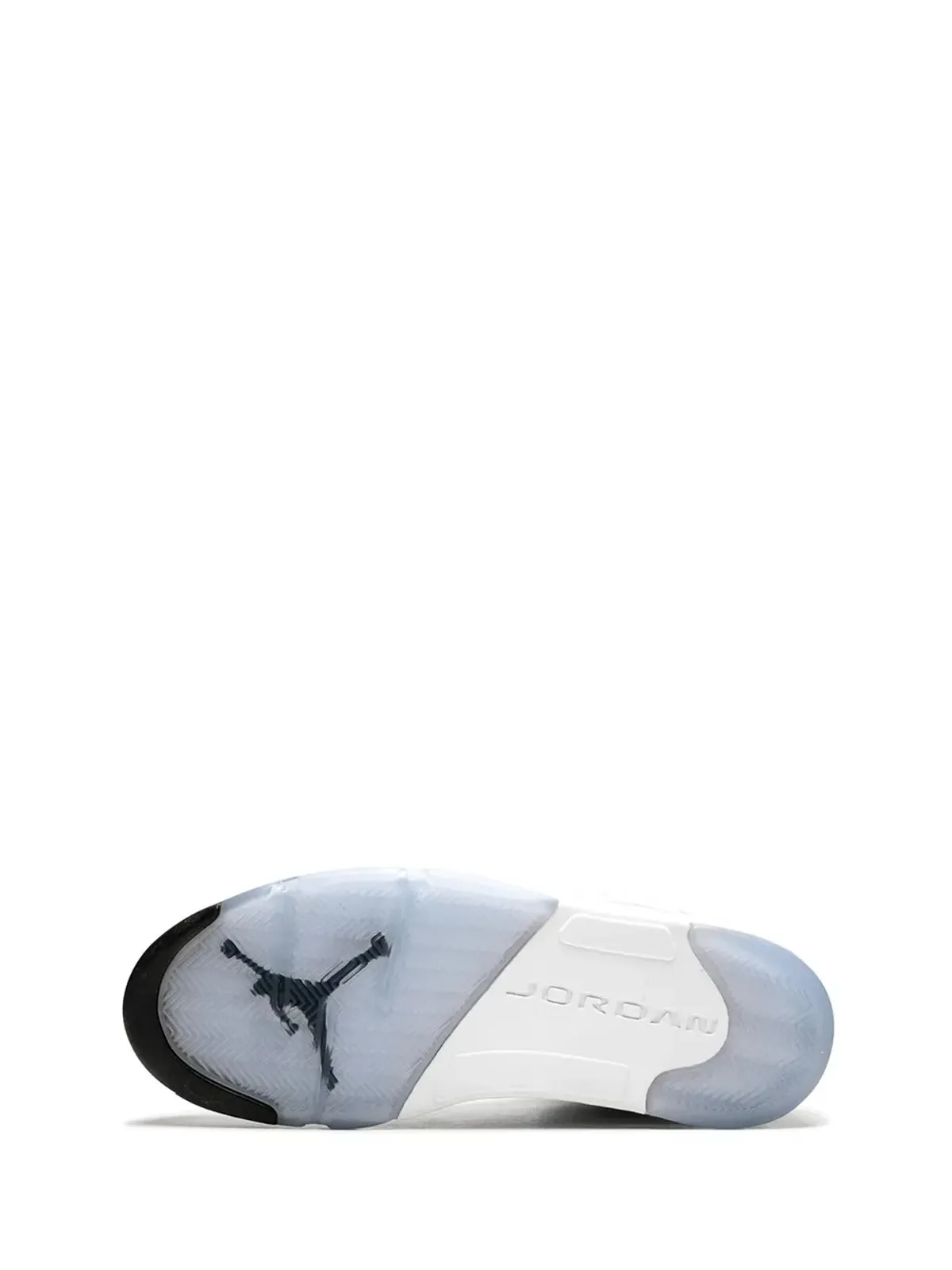 Jordan エアジョーダン5 レトロ メタリックシルバー ハイカット スニーカー - 画像4