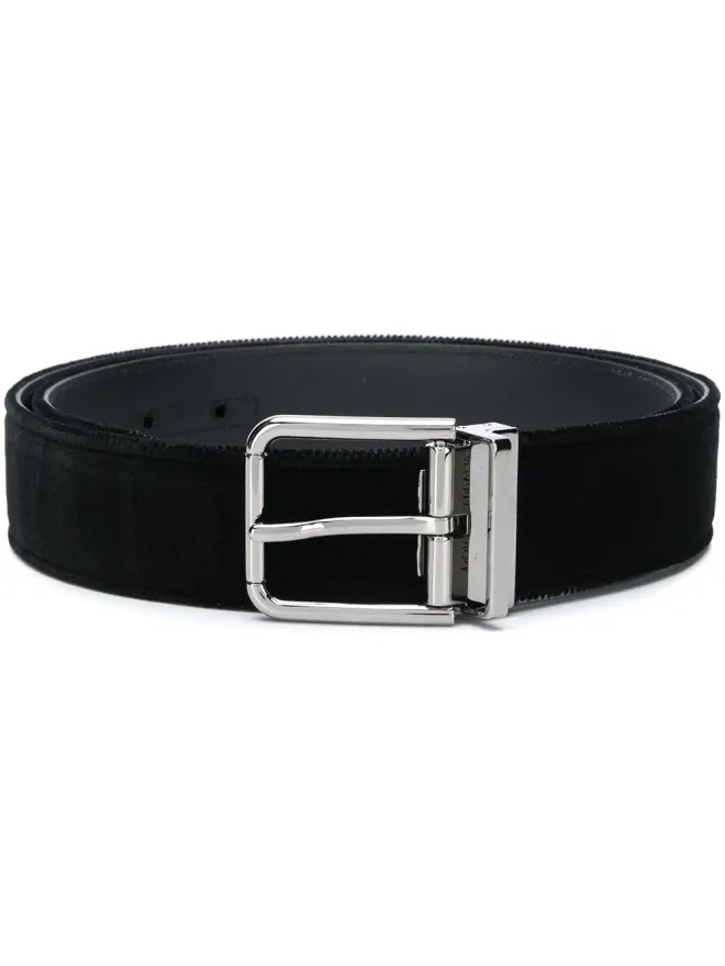 Dolce & Gabbana Dolce & Gabbana ベルベットのバックルベルトの商品画像