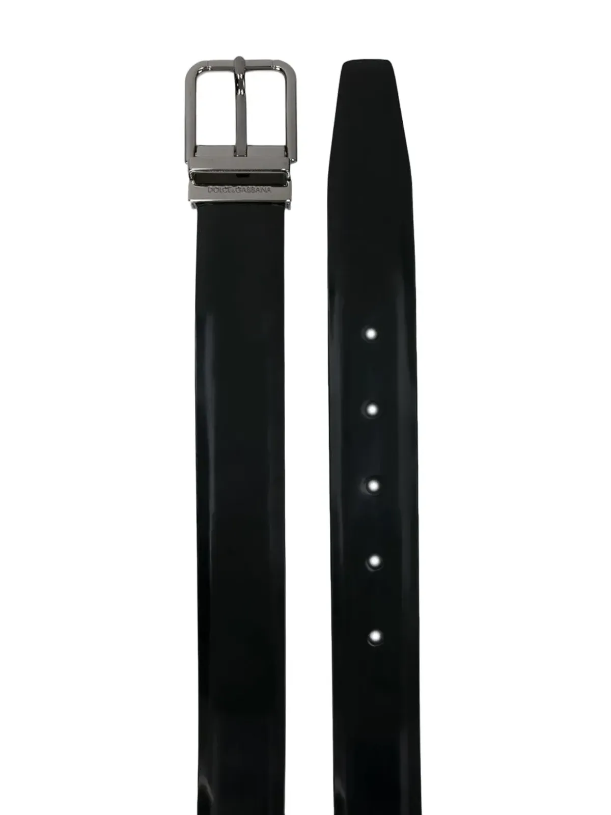 Dolce & Gabbana レザー ベルト ブラック - 画像2