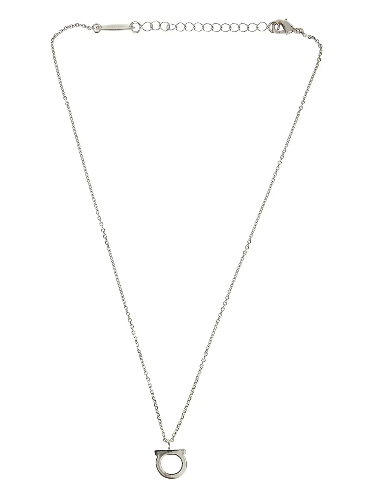 Ferragamo Gancio クリスタル装飾ネックレス - 画像2