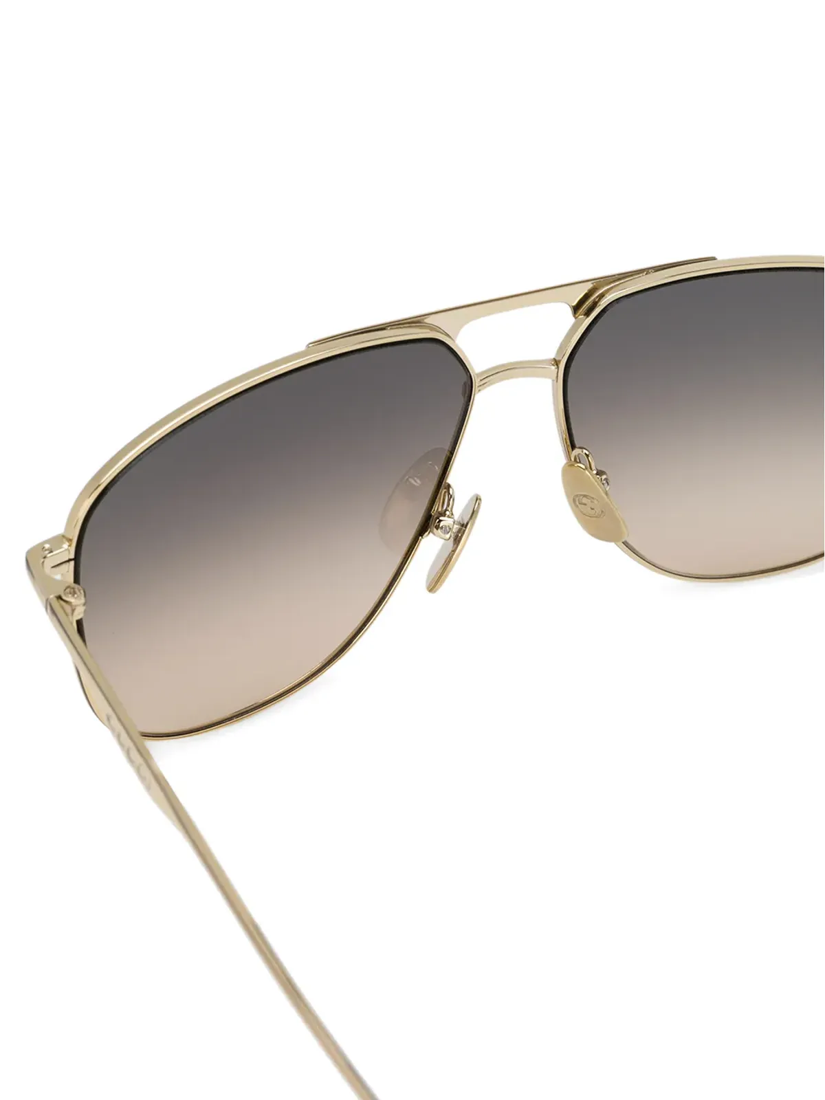 Gucci Eyewear パイロットフレームサングラス - 画像3