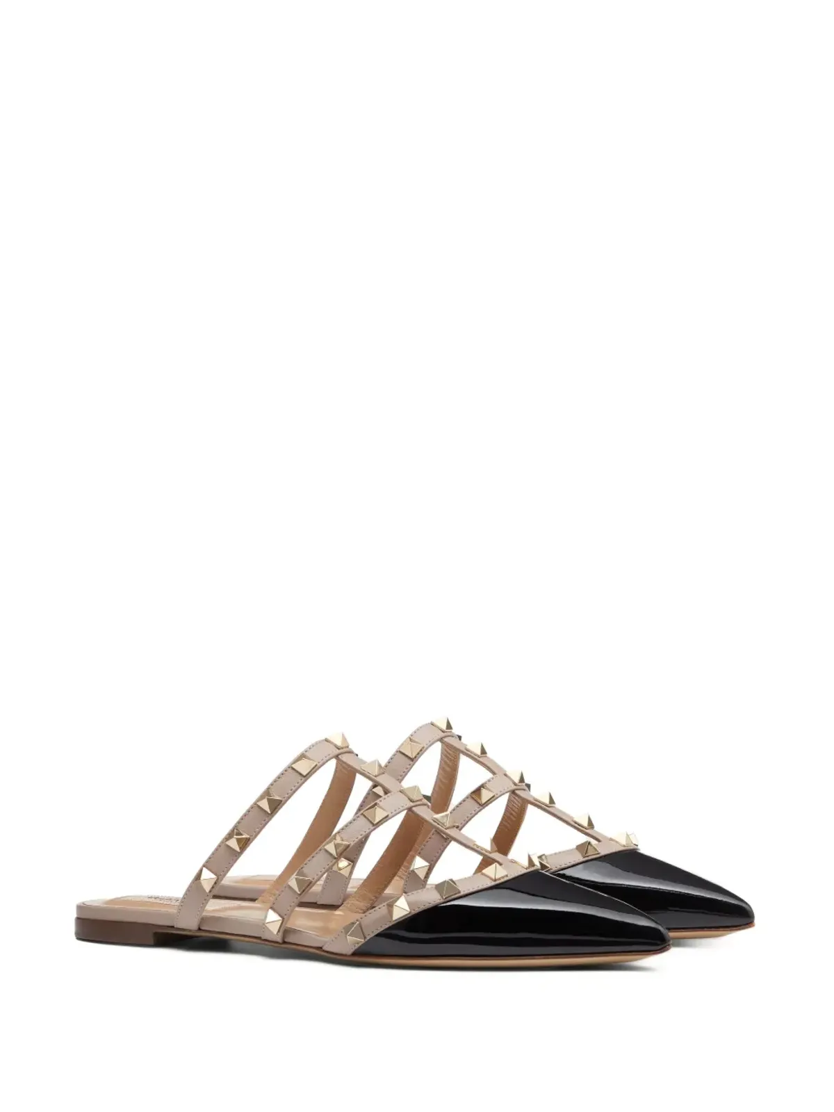 Valentino Garavani Rockstud パテントレザー ミュール - 画像2