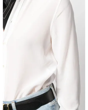 Saint Laurent クラシックカラーシルクシャツ - サムネイル5