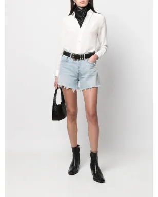 Saint Laurent クラシックカラーシルクシャツ - サムネイル2
