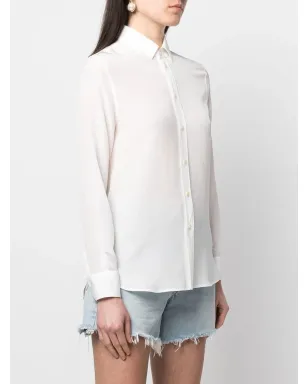Saint Laurent クラシックカラーシルクシャツ - サムネイル3
