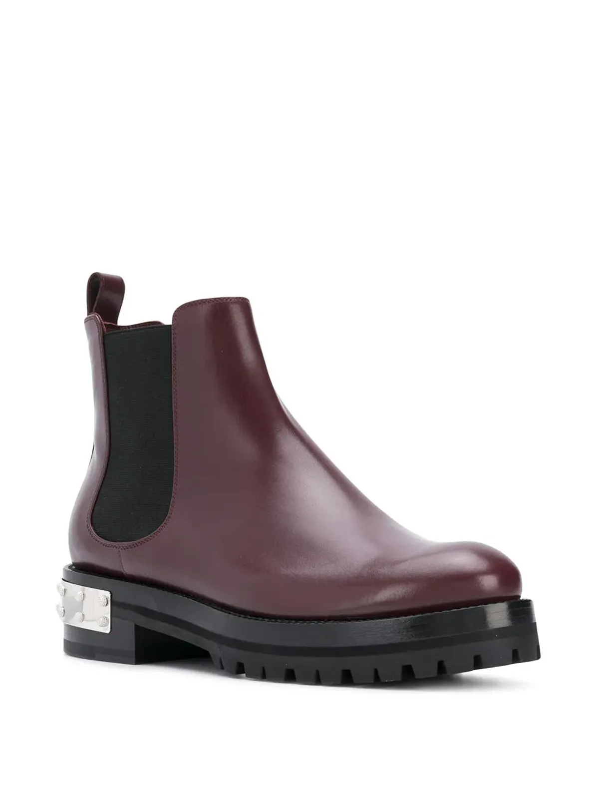 Alexander McQueen スタッズロゴプレート チェルシーブーツ - 画像2