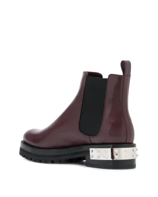 Alexander McQueen スタッズロゴプレート チェルシーブーツ - サムネイル3