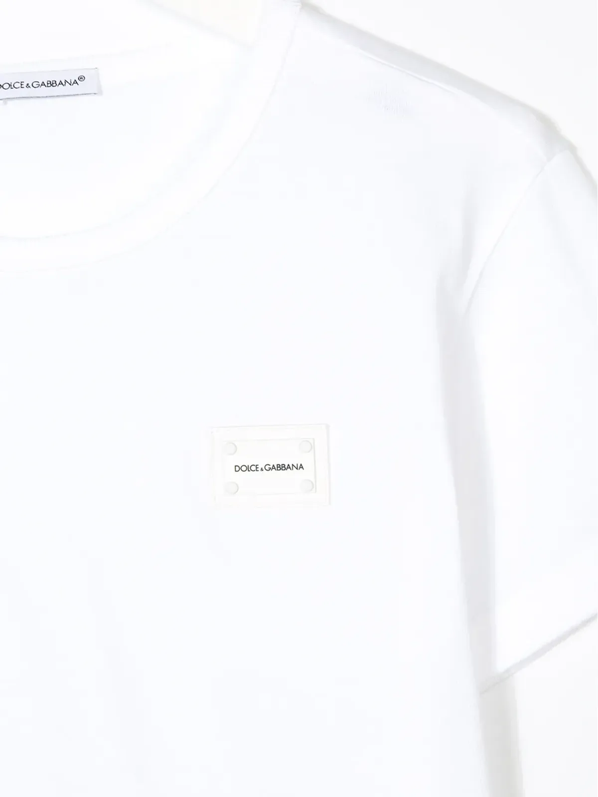 Dolce & Gabbana Kids ロゴタグ コットンTシャツ - 画像3
