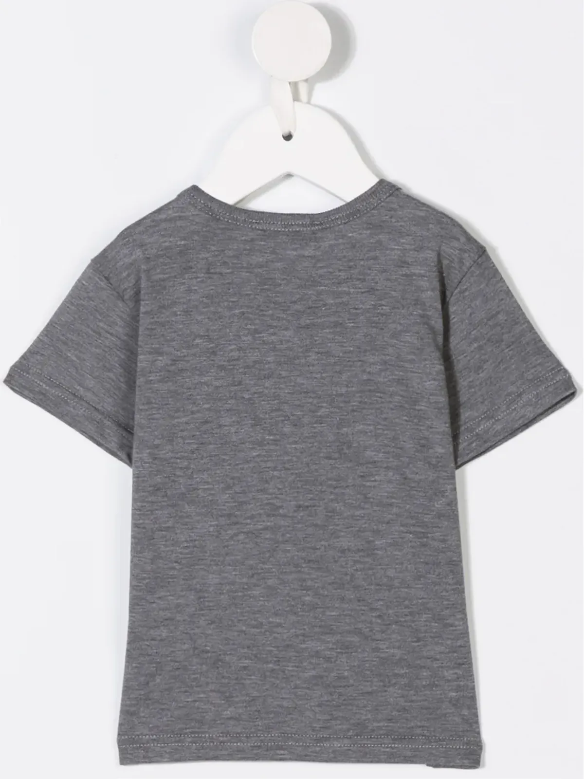 Dolce & Gabbana Kids ロゴアップリケ コットンTシャツ - グレー - 画像2