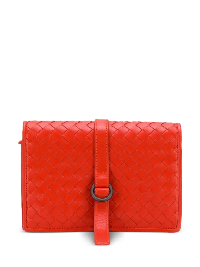 Bottega Veneta Pre-Owned Bottega Veneta ビンテージ 2017 イントレチャート織 ジュエリーポーチの商品画像