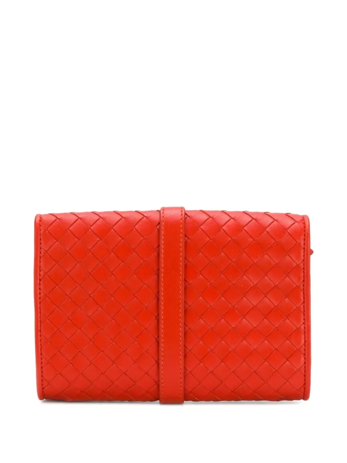 Bottega Veneta ビンテージ 2017 イントレチャート織 ジュエリーポーチ - 画像2