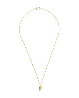True Rocks ツートーンスカルペンダントネックレス - サムネイル1