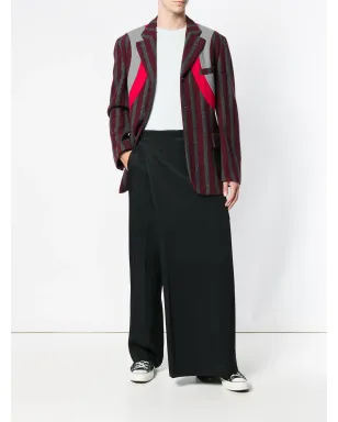 Comme Des Garçons Pre-Owned ストライプ アップリケ ブレザー（レッド） - サムネイル2