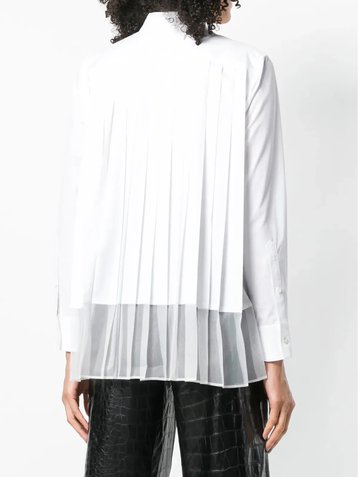 sacai プリーツバックシャツ - 画像4