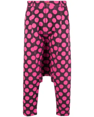 Comme Des Garçons Pre-Owned ビンテージ ドロップクロッチ・ドットパンツ - サムネイル1