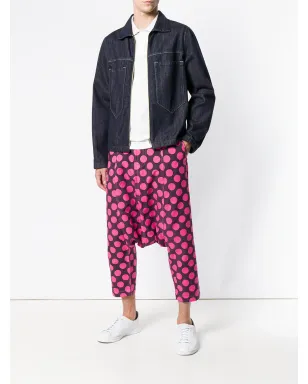 Comme Des Garçons Pre-Owned ビンテージ ドロップクロッチ・ドットパンツ - サムネイル2