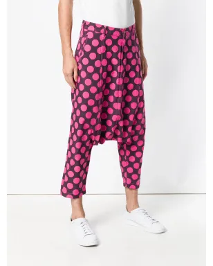 Comme Des Garçons Pre-Owned ビンテージ ドロップクロッチ・ドットパンツ - サムネイル3