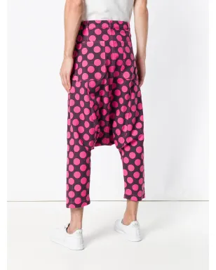 Comme Des Garçons Pre-Owned ビンテージ ドロップクロッチ・ドットパンツ - サムネイル4