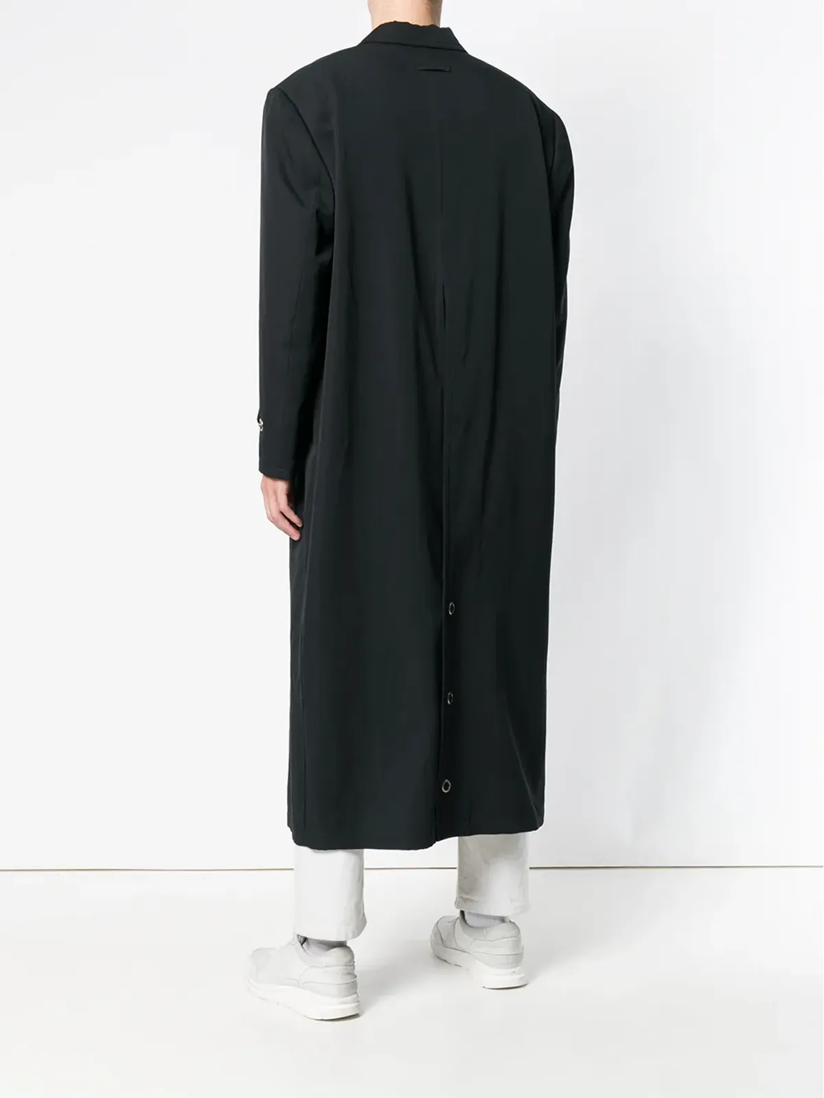 Jean Paul Gaultier Pre-Owned 1987年 オーバーサイズ ロングコート - ブラック - 画像4