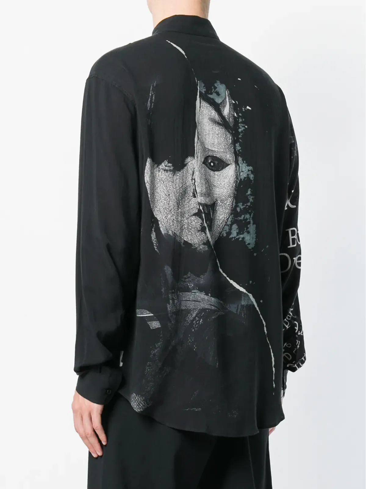 Yohji Yamamoto グラフィックプリントシャツ - 画像4
