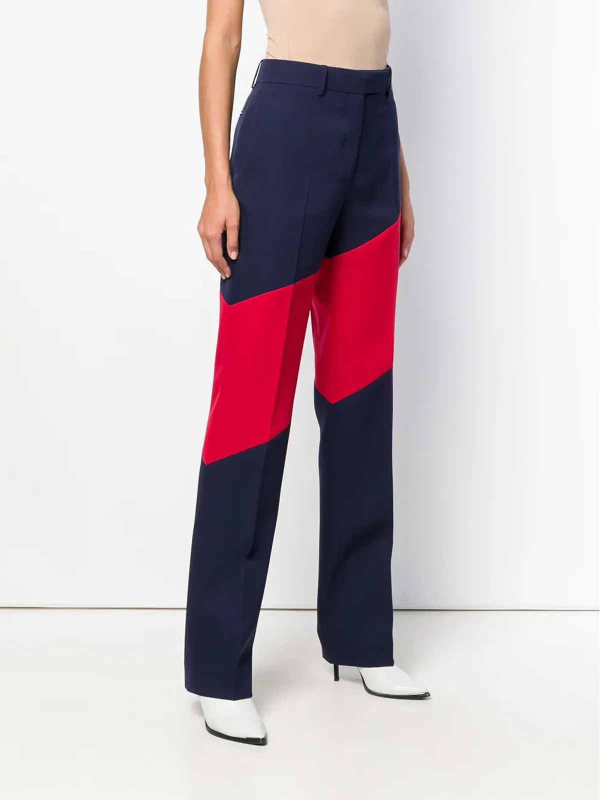 Calvin Klein バイカラー トラウザーズ - 画像3