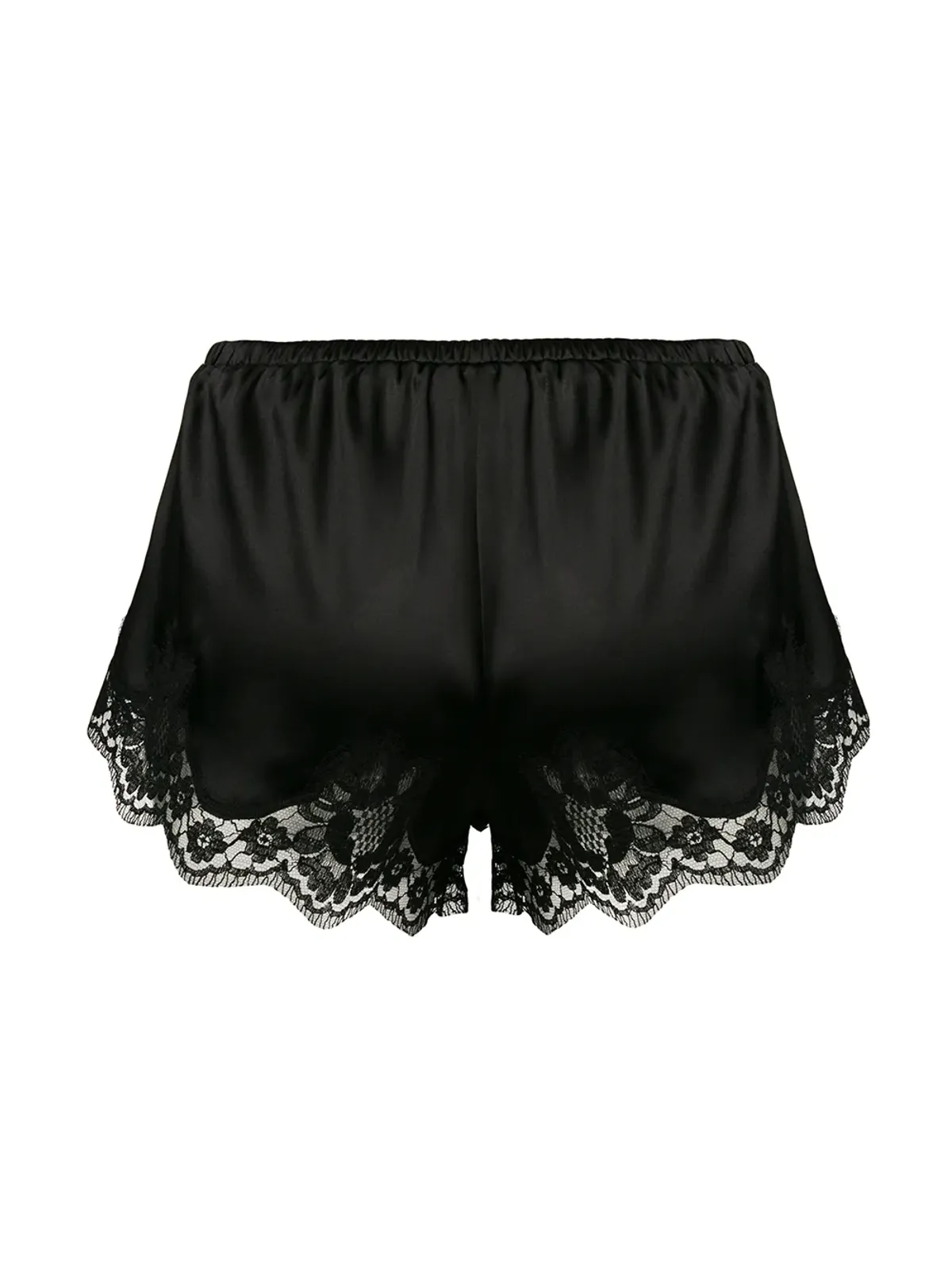 Dolce & Gabbana レーストリム サテンショーツ - 画像2