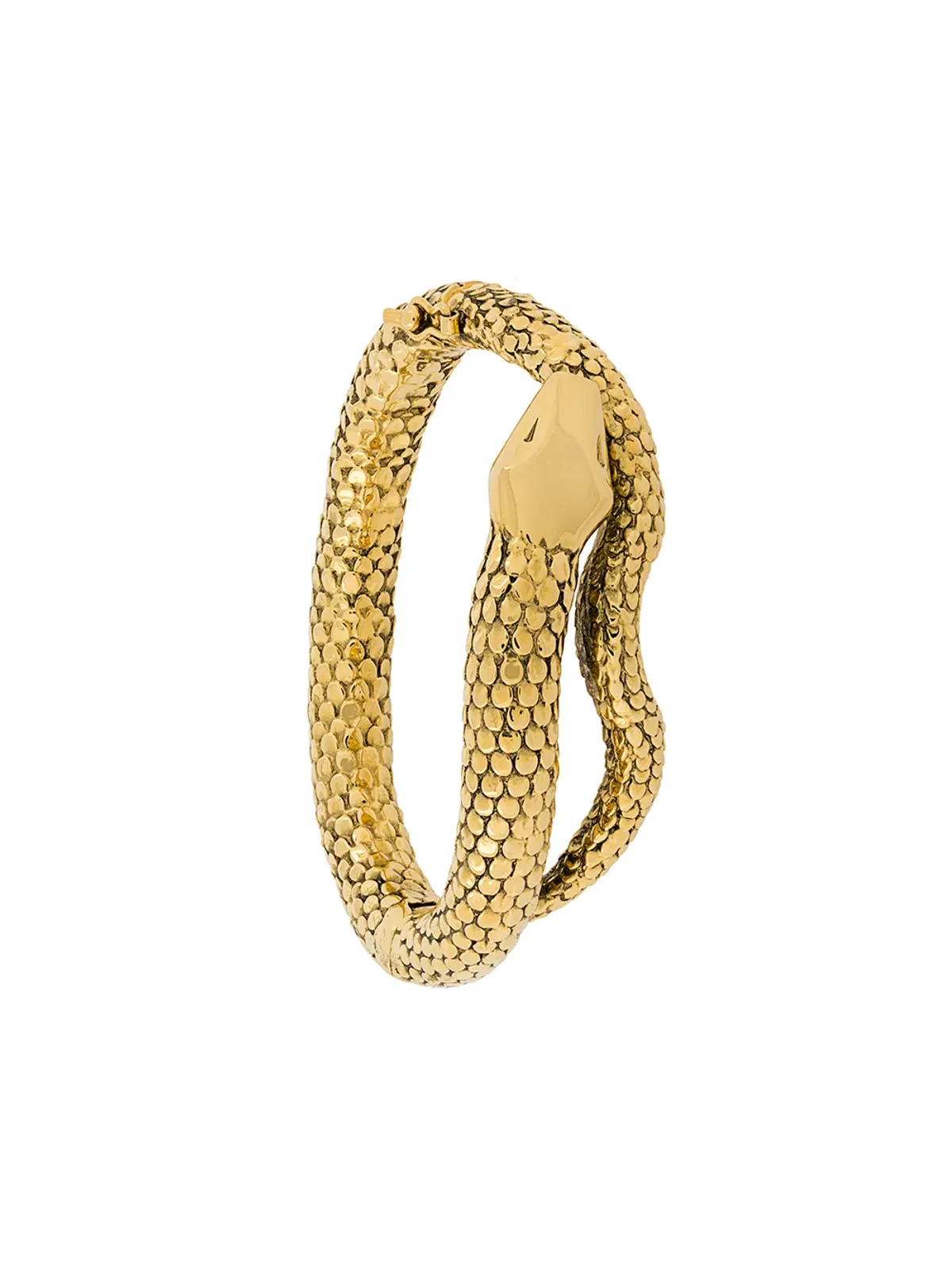 Aurelie Bidermann 蛇モチーフの巻きブレスレット - 画像1