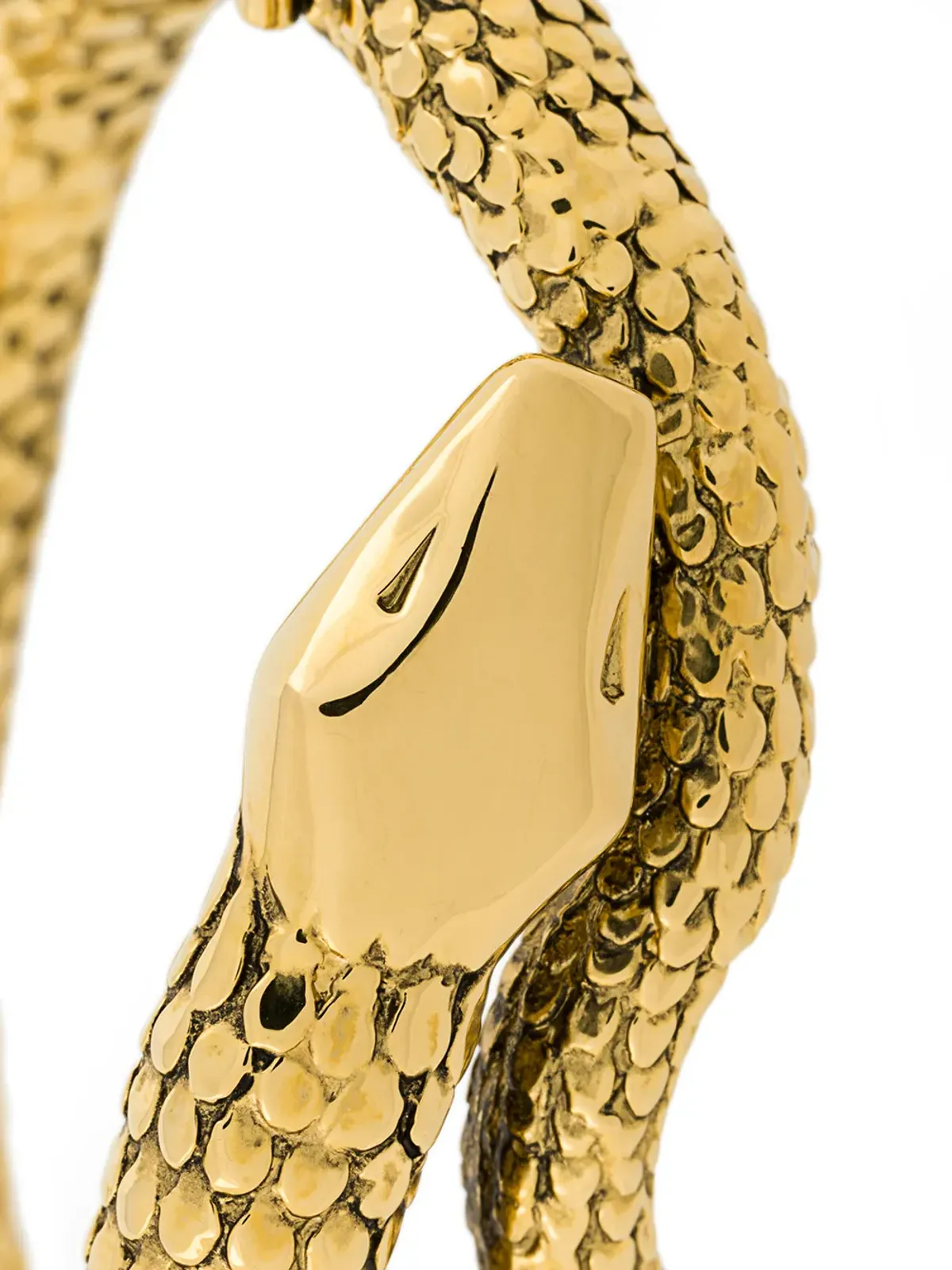 Aurelie Bidermann 蛇モチーフの巻きブレスレット - 画像3