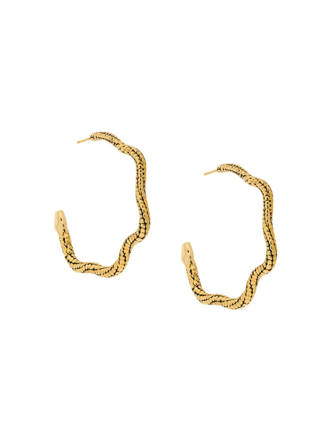 Aurelie Bidermann Aurelie Bidermann スネークフープピアスの商品画像