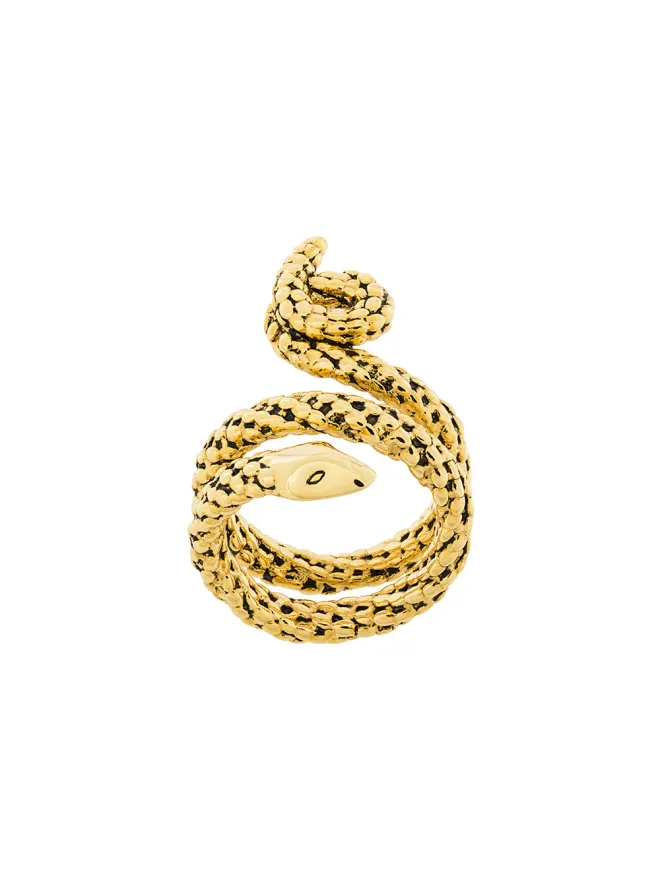 Aurelie Bidermann Aurelie Bidermann ラップアラウンド・スネークリングの商品画像