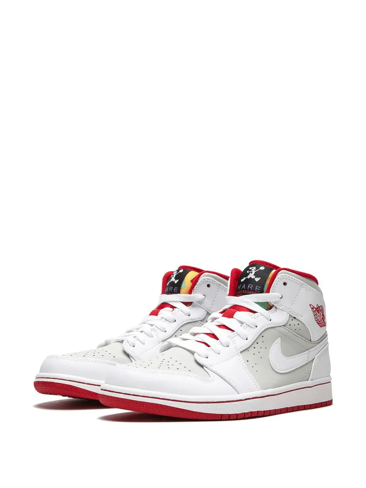 Jordan エア ジョーダン 1 ミッド WB Hare スニーカー - 画像2