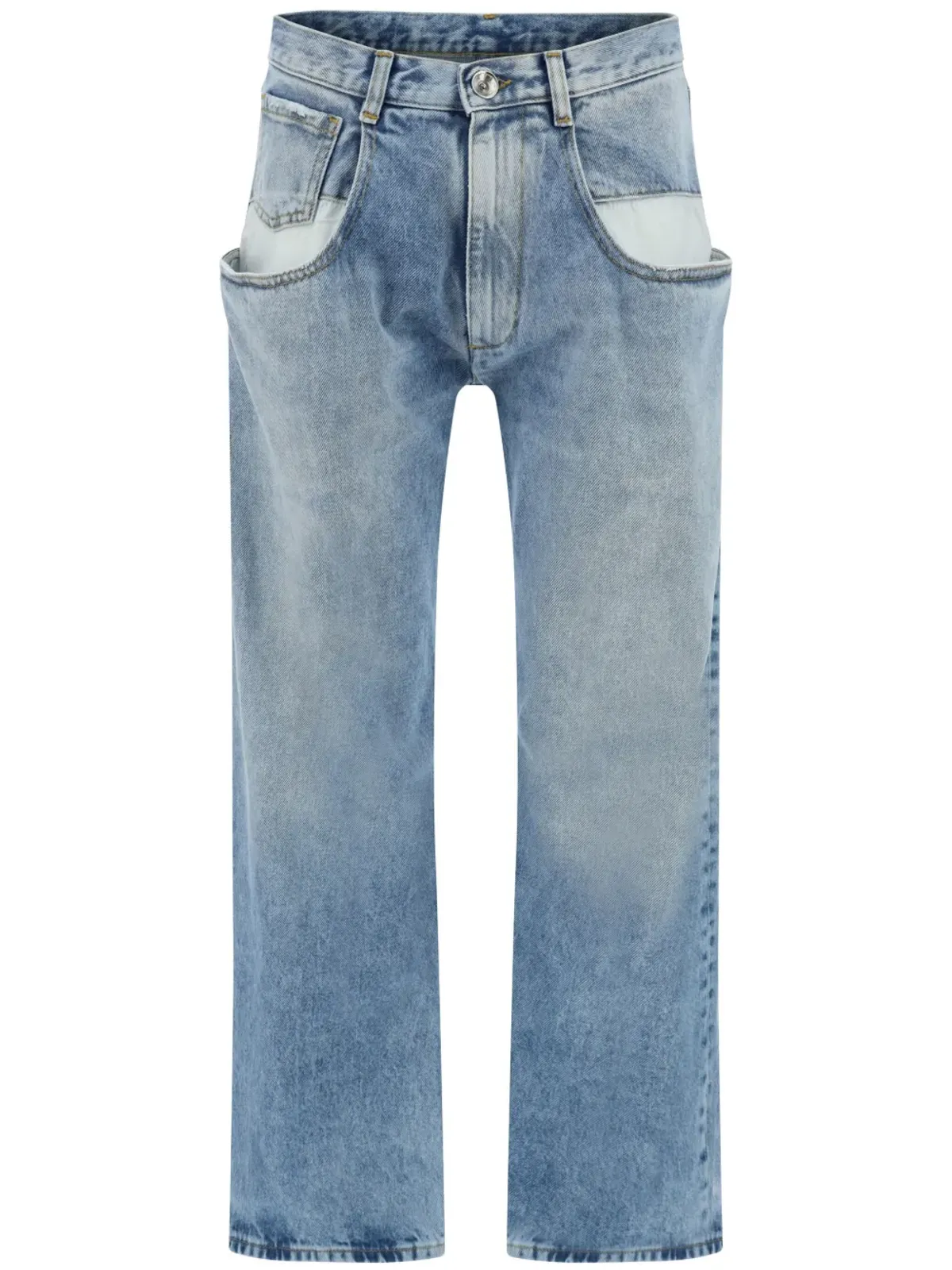 Maison Margiela コントラストポケットストレートジーンズ - 画像1