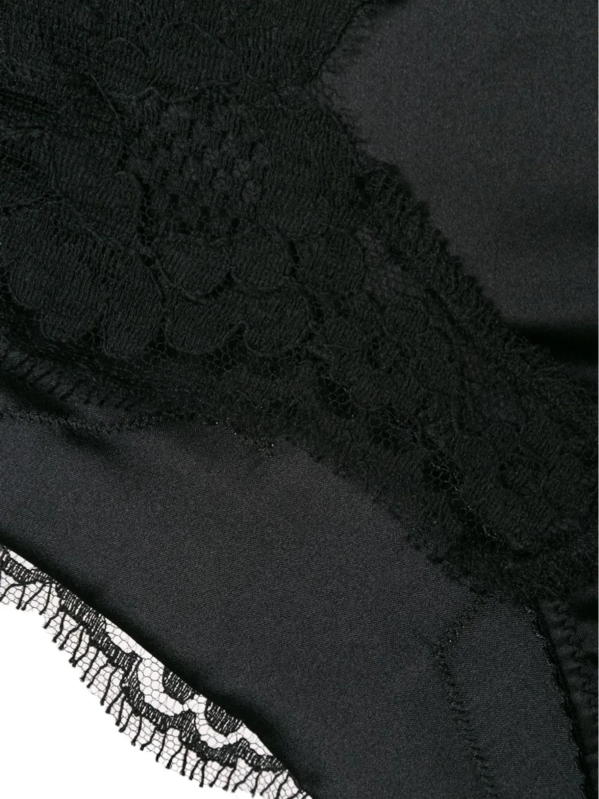 Dolce & Gabbana レースディテール サテンブリーフ - ブラック - 画像4