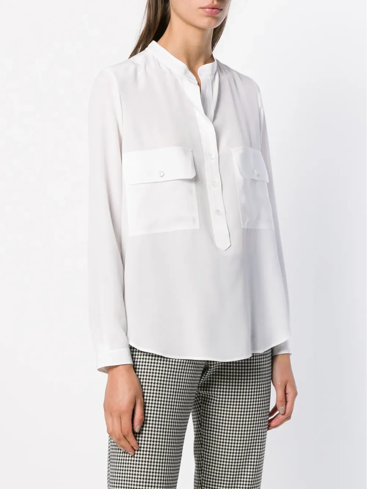 Stella McCartney ノーカラーシャツ - 画像5