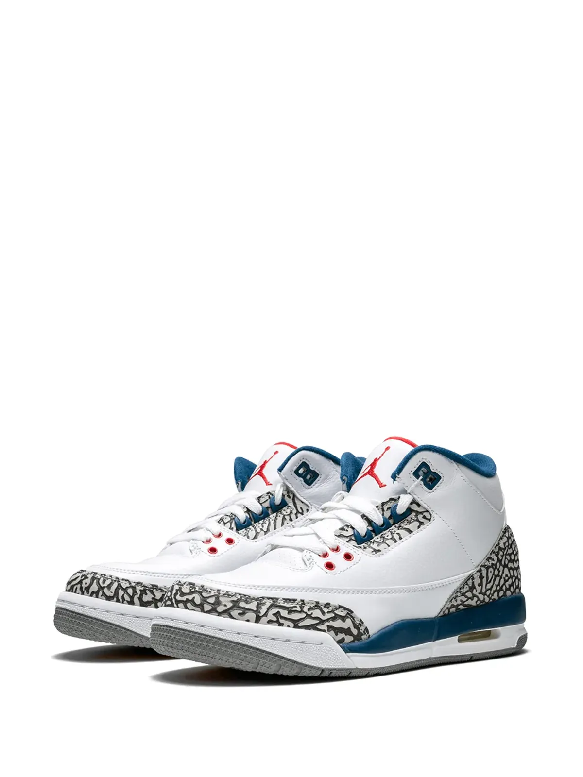Jordan Kids エアジョーダン 3 レトロ OG BG True Blue スニーカー - ホワイト - 画像2