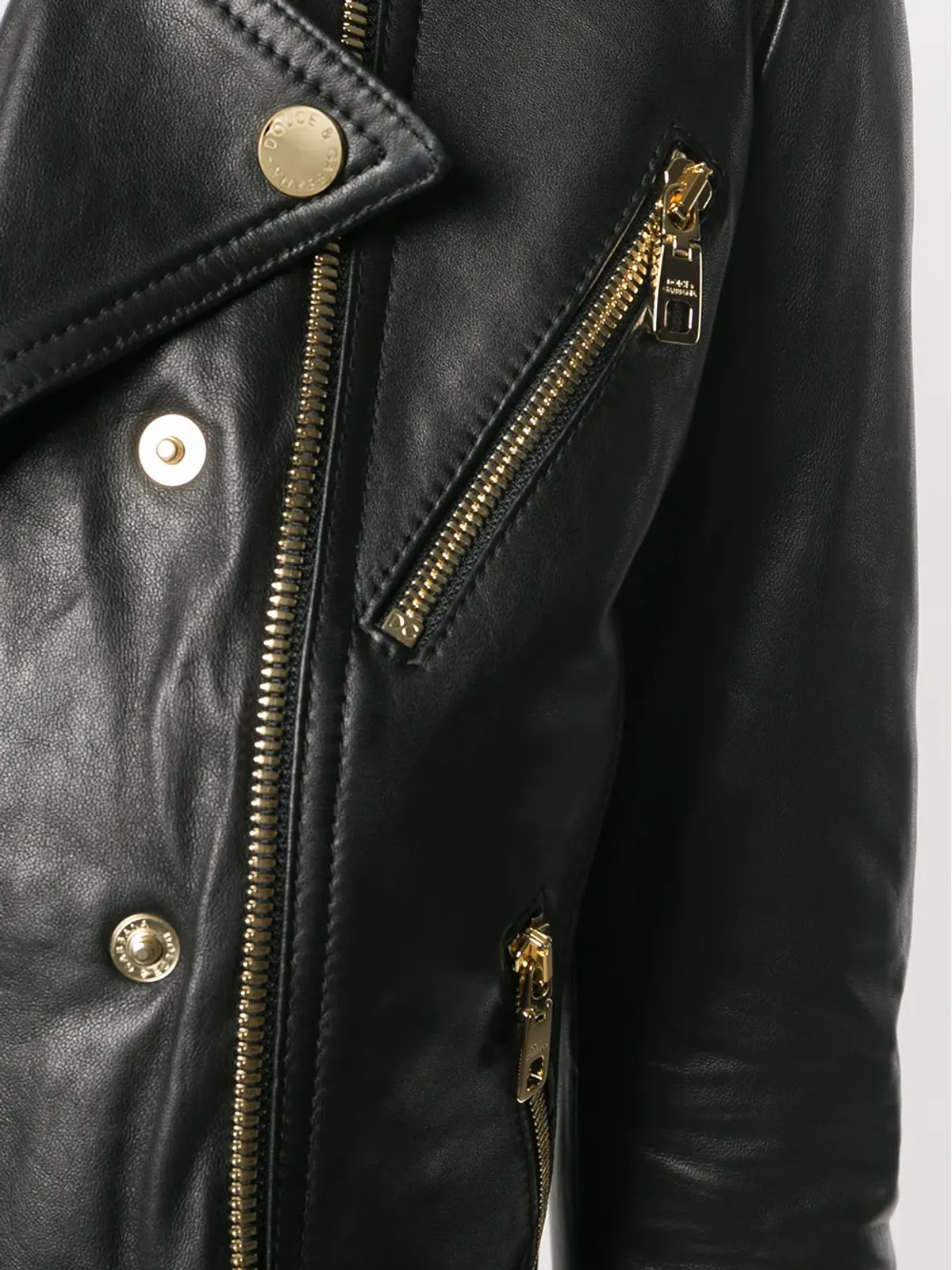 Dolce & Gabbana ジッパー付きバイカージャケット - 画像5