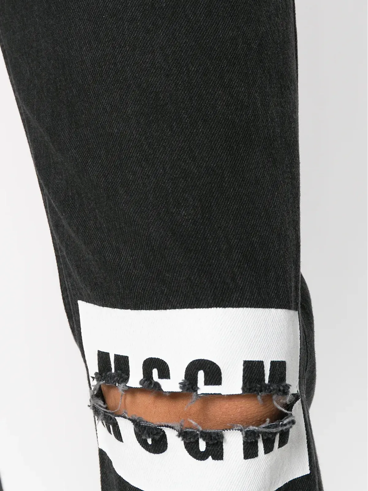 MSGM リップドロゴジーンズ - 画像5