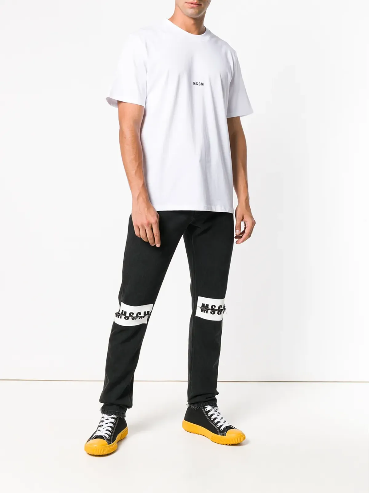 MSGM リップドロゴジーンズ - 画像2