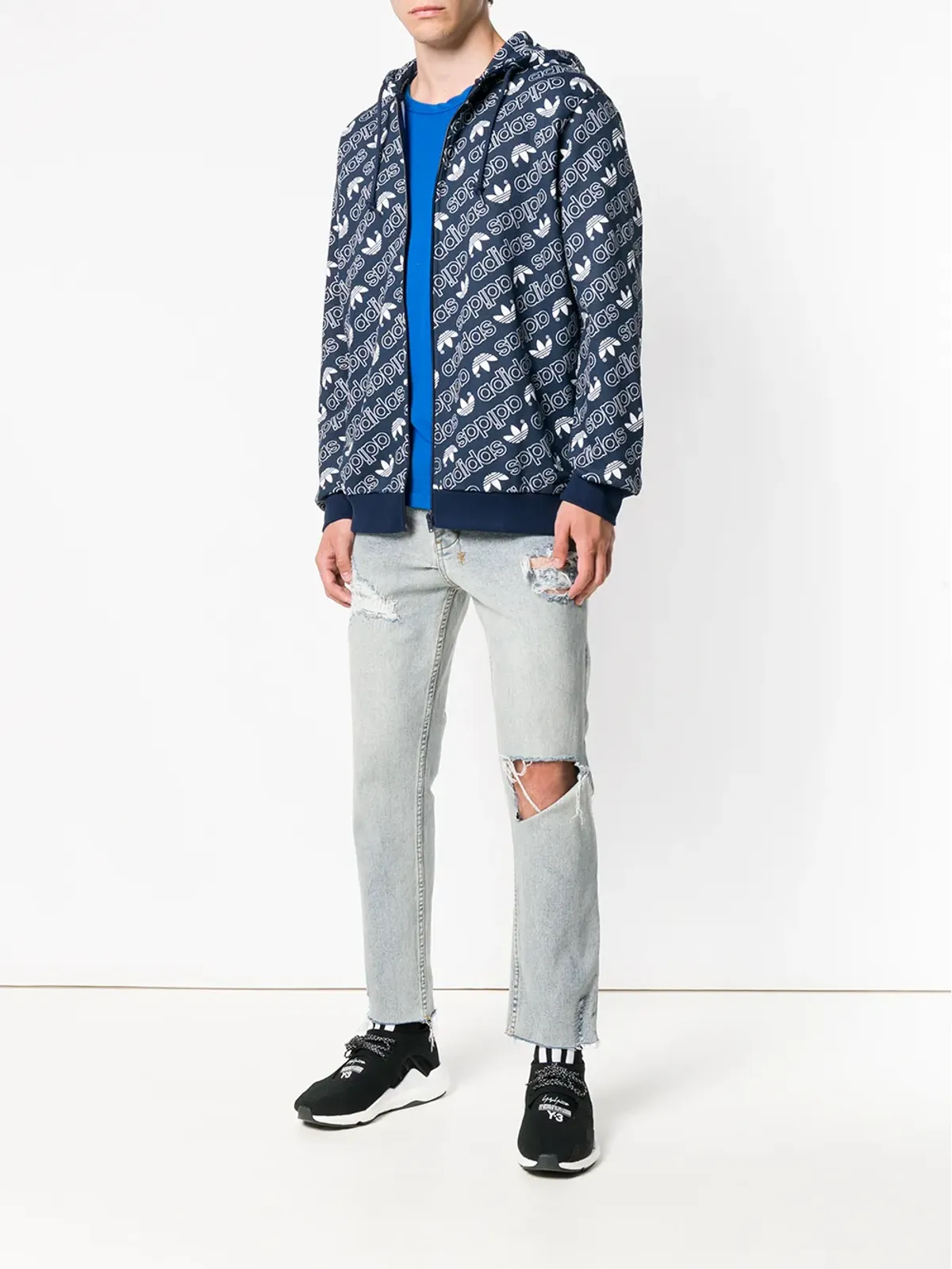 adidas ジップフロントフーディ - 画像2