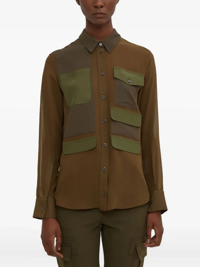 Altuzarra Altuzarra silk shirt - Greenの商品画像