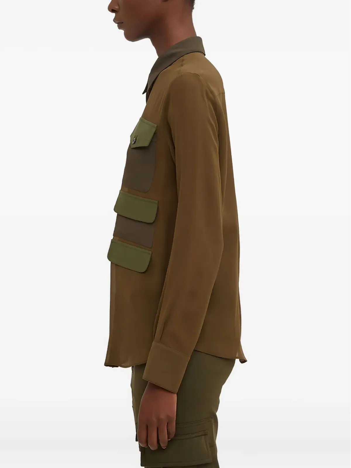 Altuzarra silk shirt - Green - 画像3